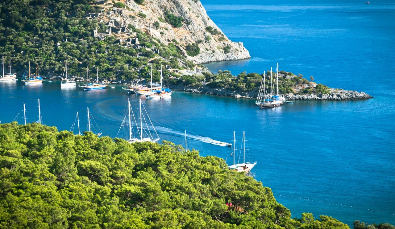 Charter di barche a Marmaris, Turchia — la base di charter più popolare
