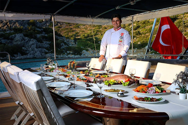 turkish cuisine gulet charter 1